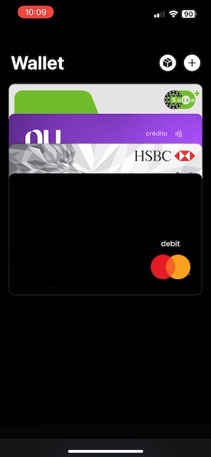 Tarjeta suica en iPhone