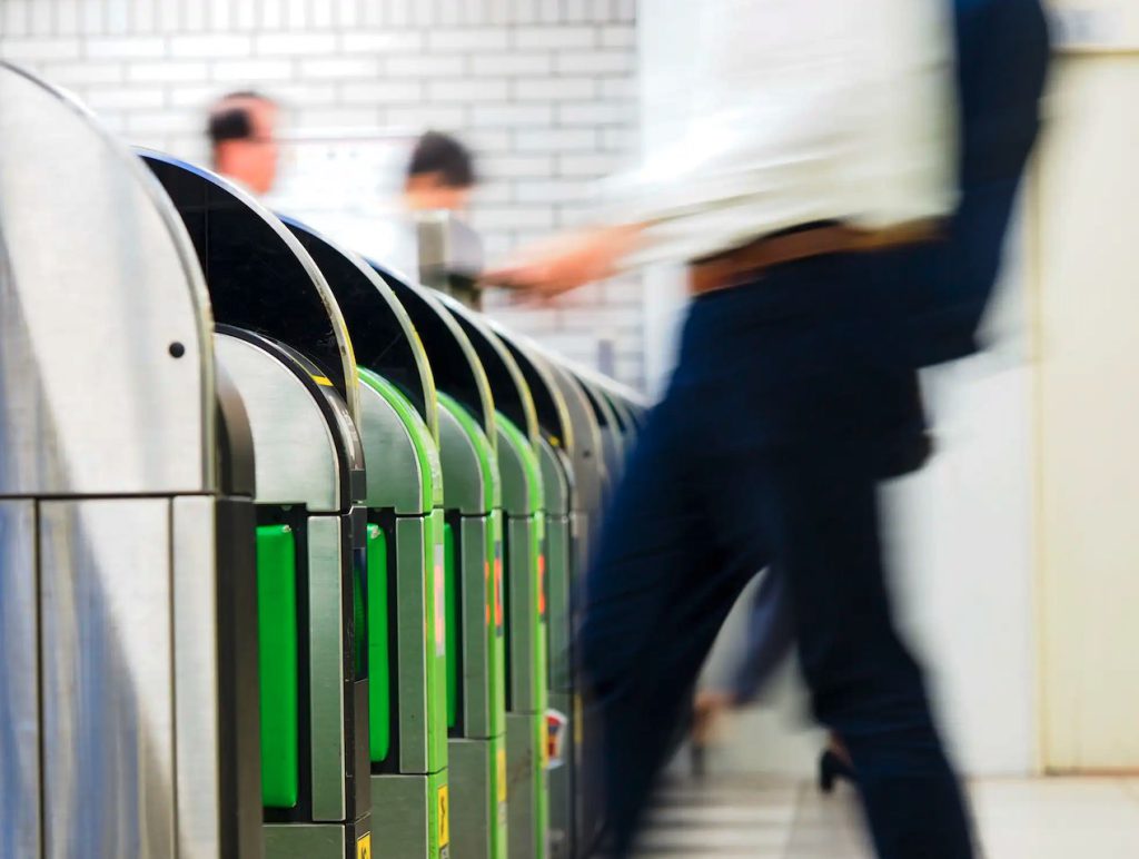Estación de metro en Japón